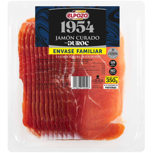 JAMÓN CURADO LONCHAS CON SEPARADOR