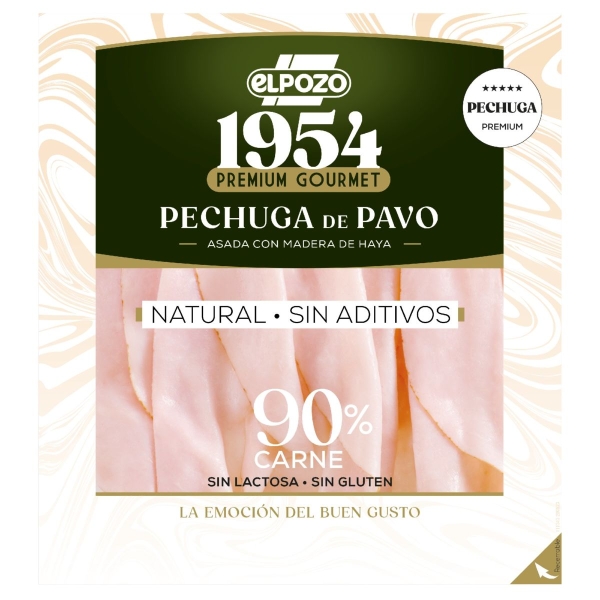 PECHUGA DE PAVO ASADA CON MADERA DE HAYA 1954 PREMIUM GOURMET