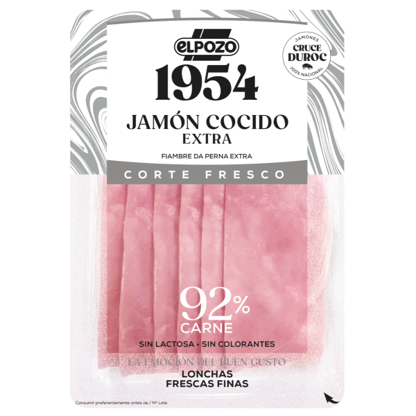 JAMÓN COCIDO EXTRA CRUCE DUROC CORTE FRESCO