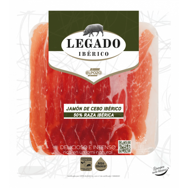 JAMÓN CEBO 50% IBÉRICO 60 G
