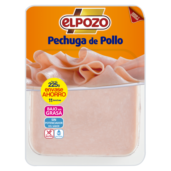 PECHUGA DE POLLO COCIDA BAJO EN GRASA