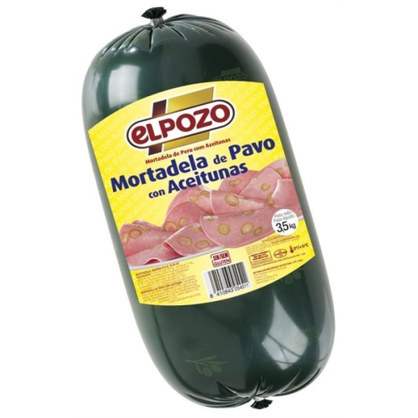 MORTADELA DE PAVO CON ACEITUNAS 3,5kg