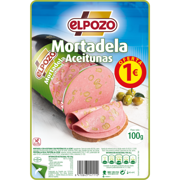 MORTADELA CON ACEITUNAS