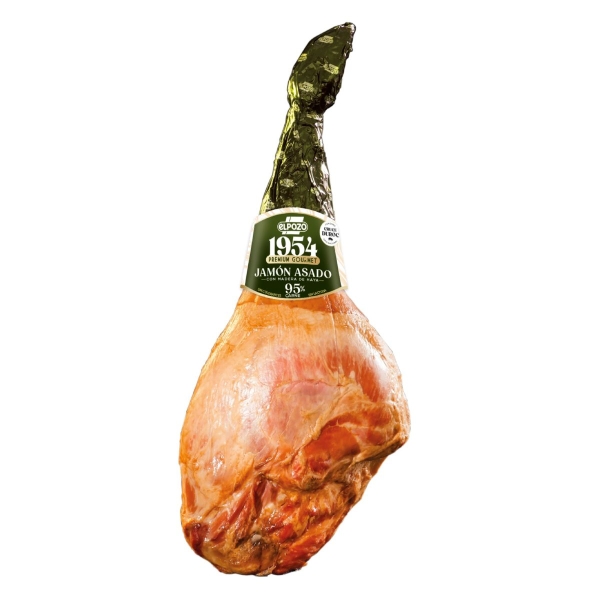 JAMÓN CON PATA ASADO CON MADERA DE HAYA 1954 PREMIUM GOURMET