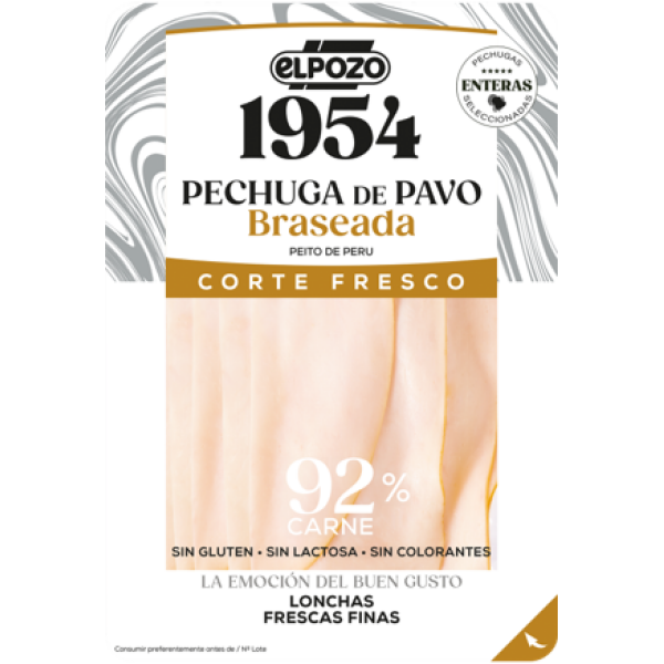 PECHUGA DE PAVO BRASEADA CORTE FRESCO